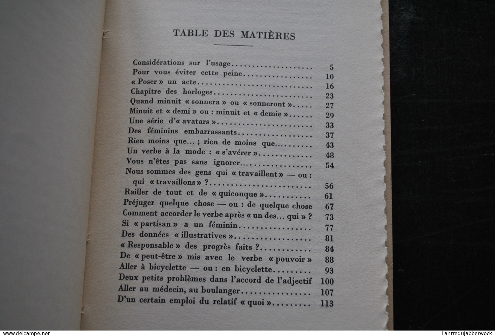 Maurice GREVISSE Prblèmes De Langage 1 Duculot 1961 : Règles Du Français Usage Exceptions Bicyclette Climat Vingt.... - Ohne Zuordnung