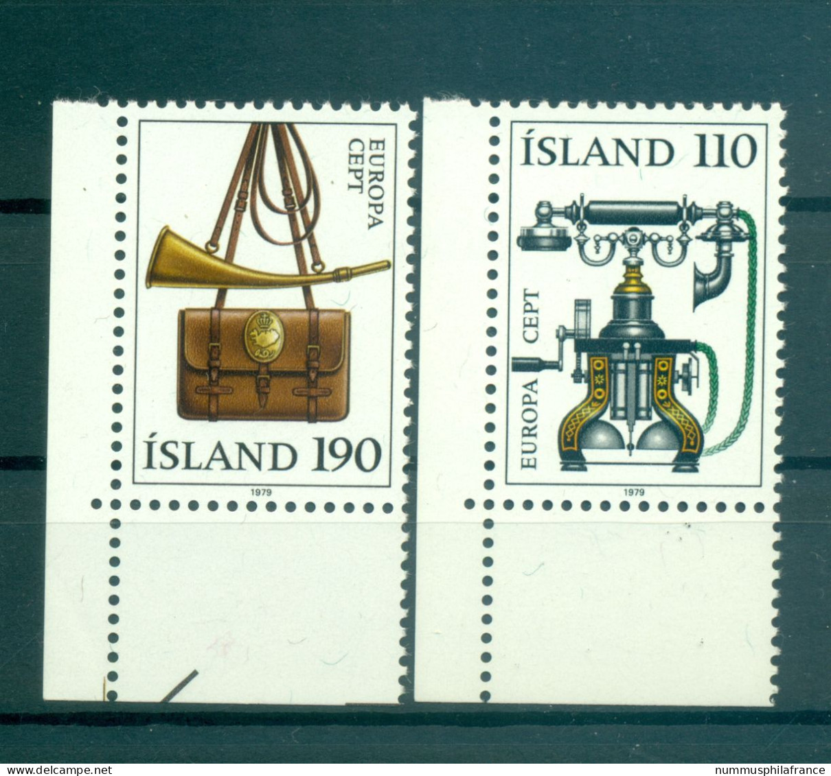 Islande 1979 - Y & T N. 492/93 - Europa (Michel N. 539/40) - Unused Stamps