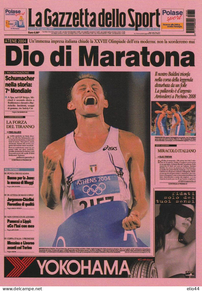 Tematica Sport - Atletica -  Stefano Baldini - Maratoneta - - Leichtathletik