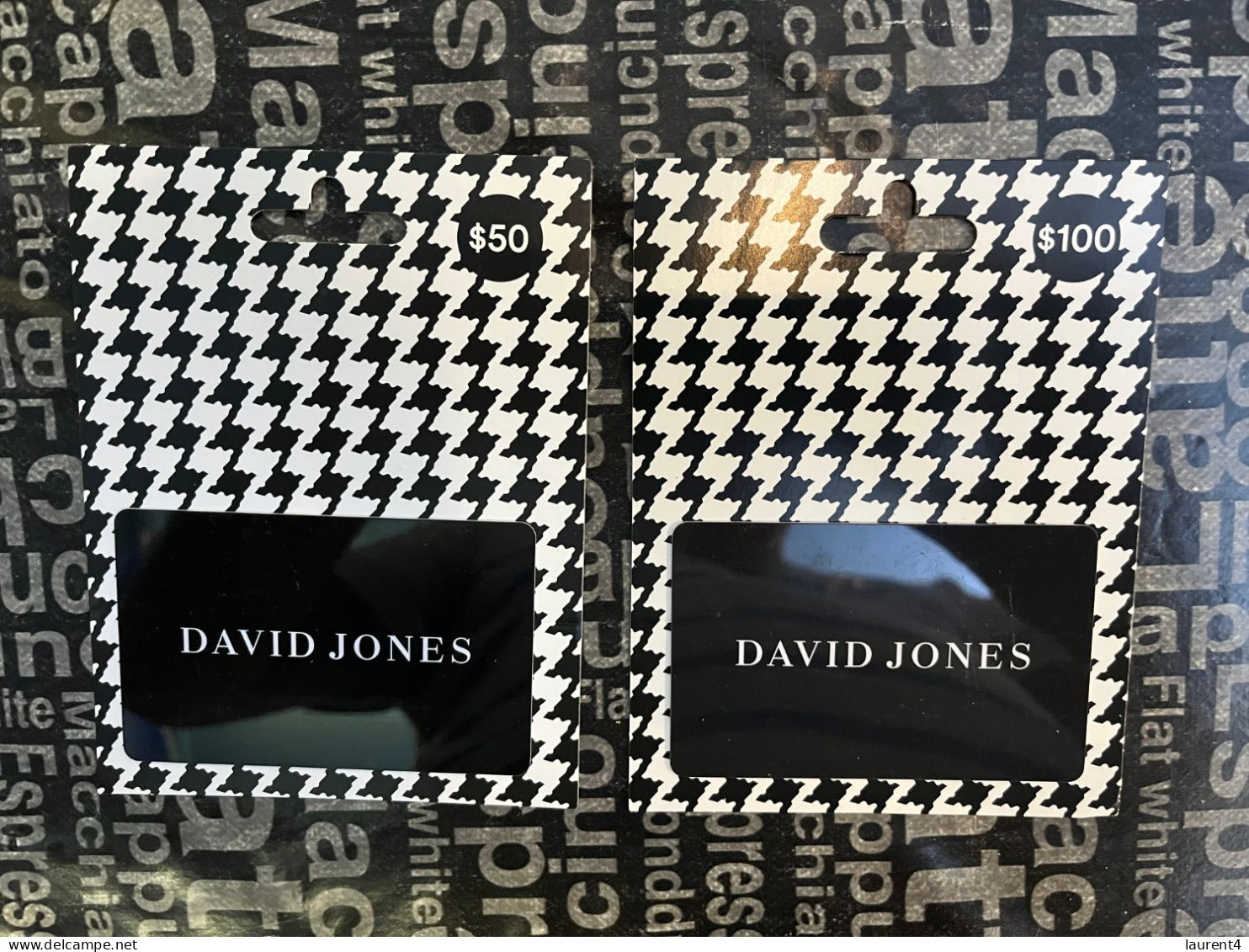 28-3-2024 (Gift Card 1) Collector Card - Australia - DAVID JONES $50-100 (no Value On Card) + Presentation Support - Gift Cards