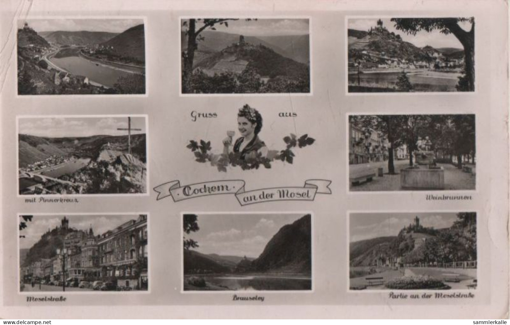 62821 - Cochem - U.a. Weinbrunnen - Ca. 1955 - Cochem