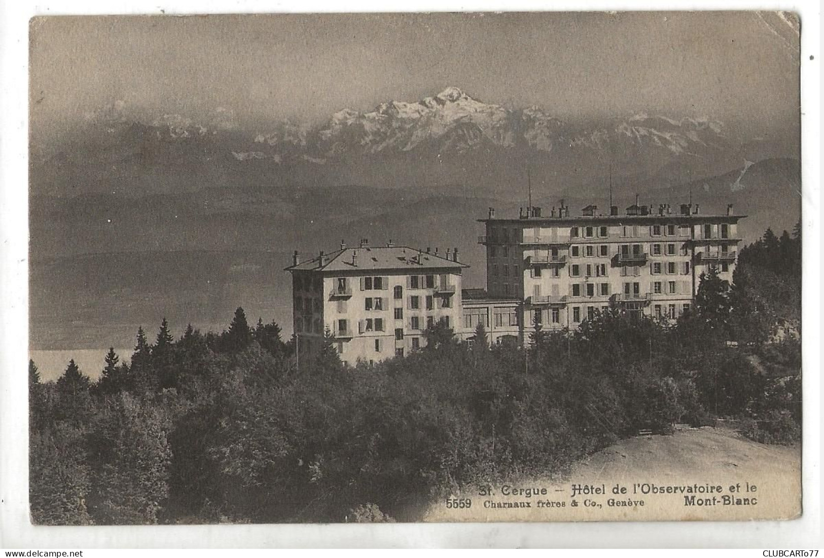 Saint-Cergue (Suisse, Vaud) : L'Hôtel De L'Observatoire Env 1910 PF. - Saint-Cergue