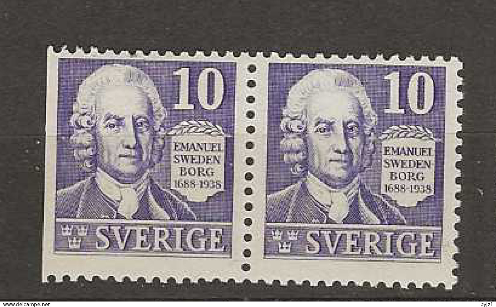 1938 MH Sweden Mi 243 DB - Unused Stamps