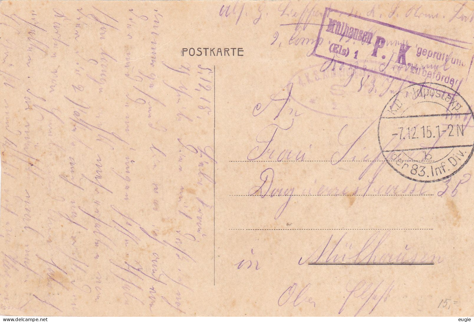 3211/ Lida, Bahn Brücke, Stoomtrein, Lida  Most., 1915 Feldpost - Weißrussland