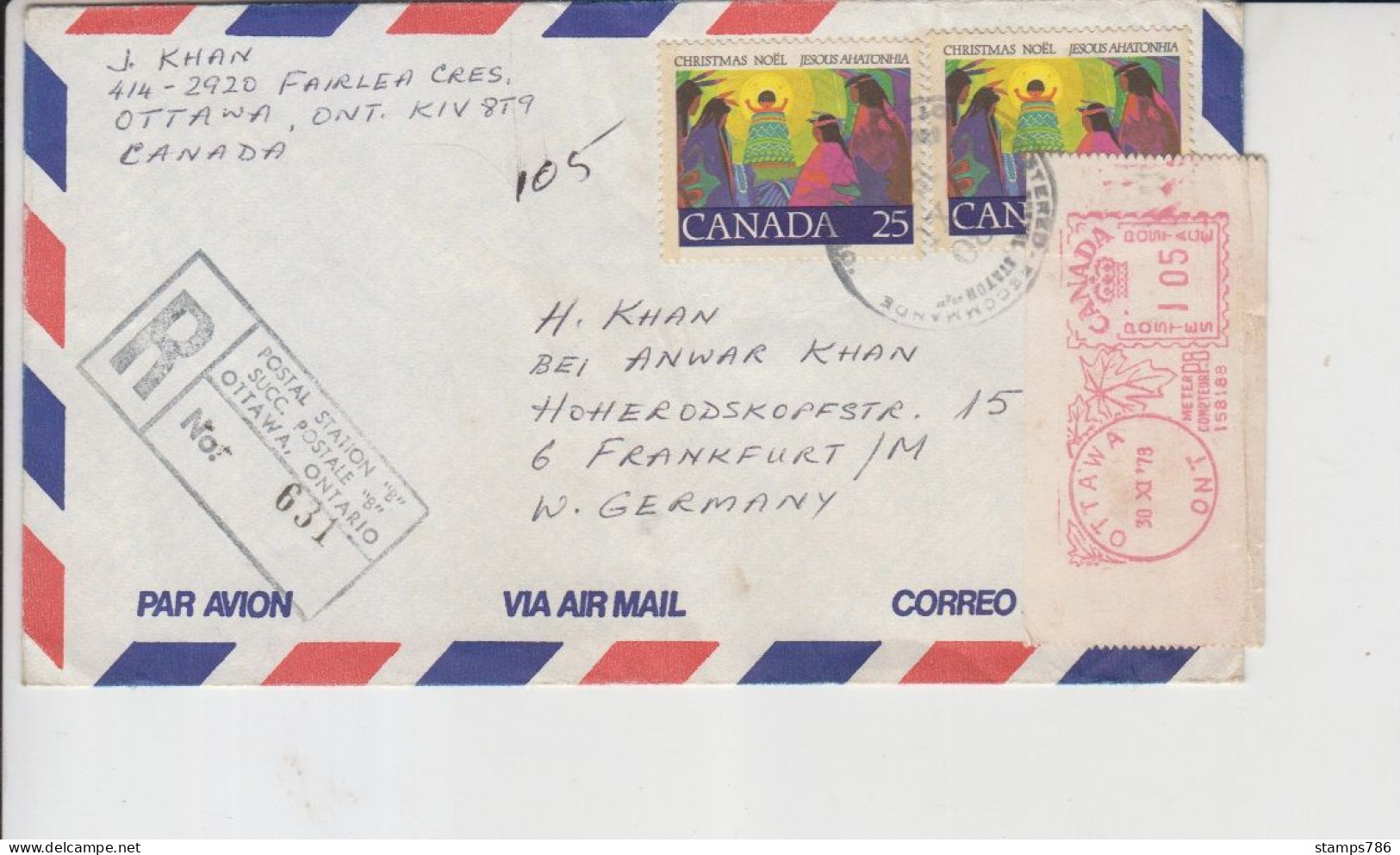 Canada Cover Stamps (good Cover 4) - Cartas & Documentos