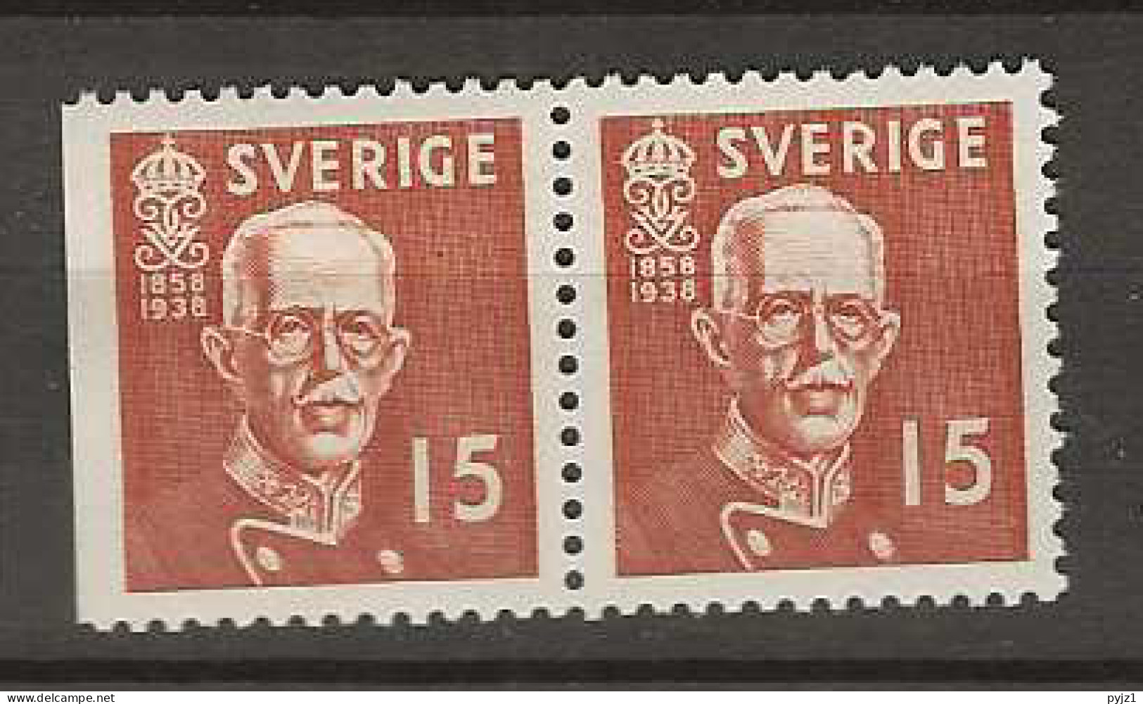 1938 MH Sweden Mi 251 DB - Unused Stamps