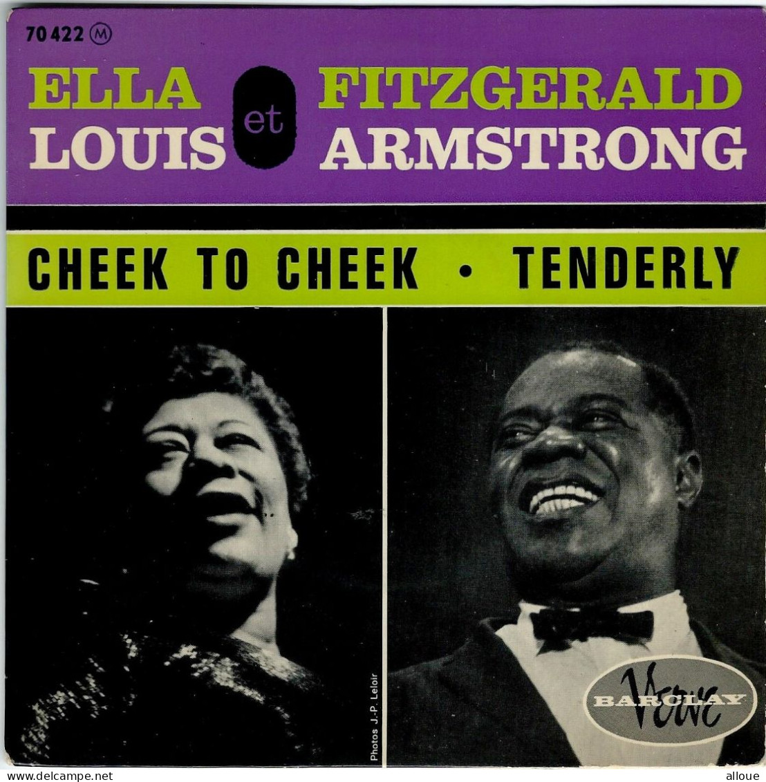 ELLA FITZGERALD, LOUIS ARMSTRONG -  FR EP - CHEEK TO CHEEK + TENDERLY - Jazz