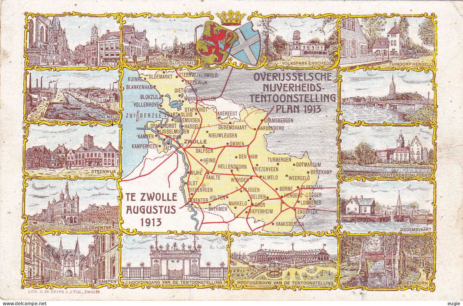 3213/ Overijsselsche Nijverheids Tentoonstelling Plan 1913, Te Zwolle - Zwolle