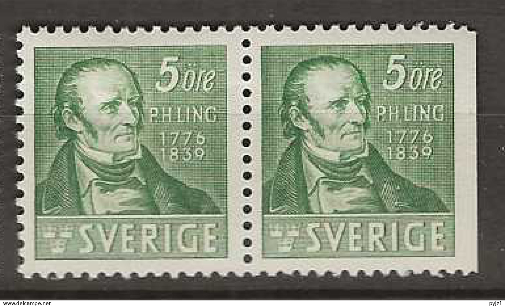 1939 MH Sweden Mi 253 BD - Unused Stamps