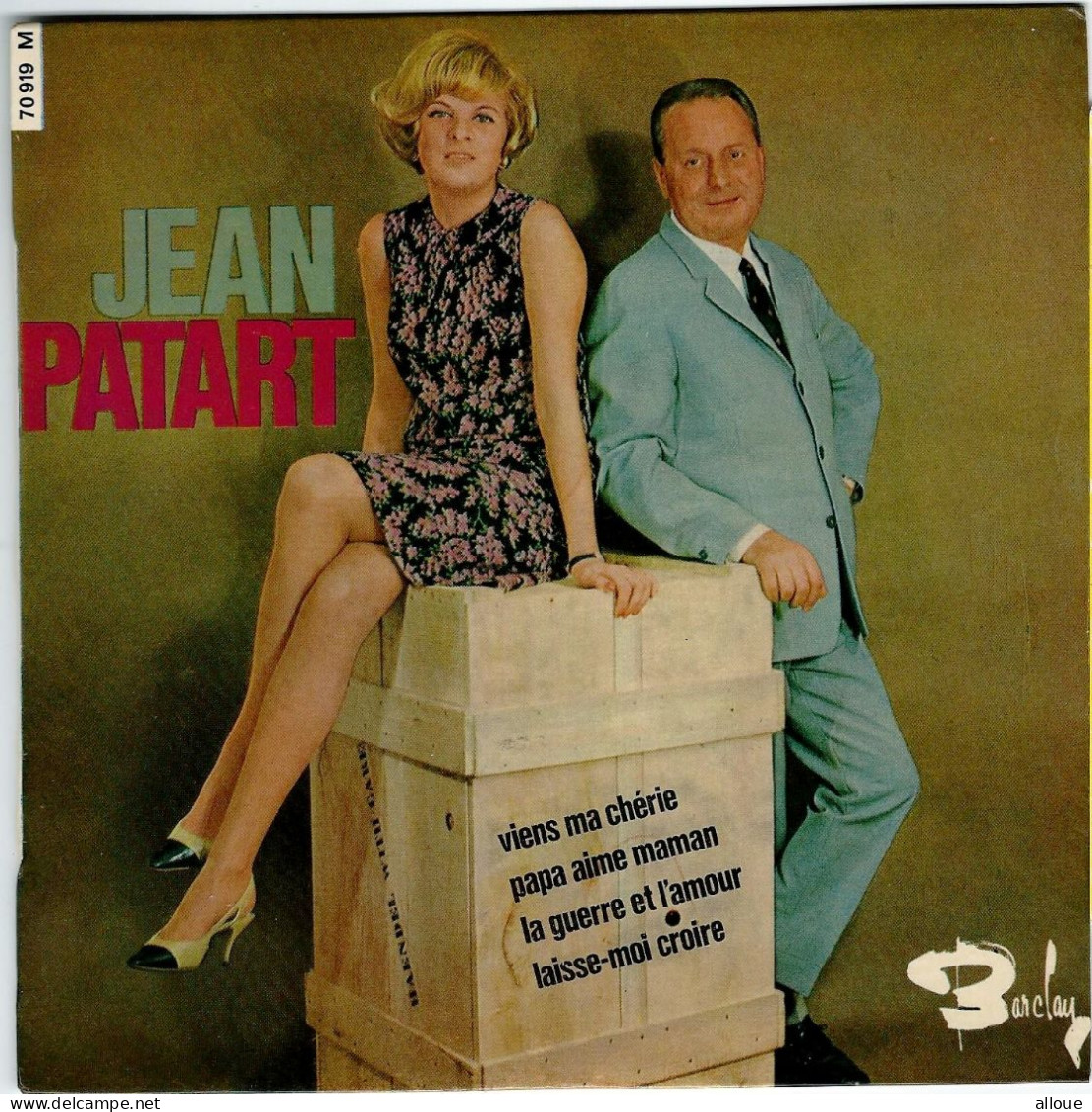 JEAN PATART -  FR EP - VIENS MA CHERIE + 3 - Andere - Franstalig