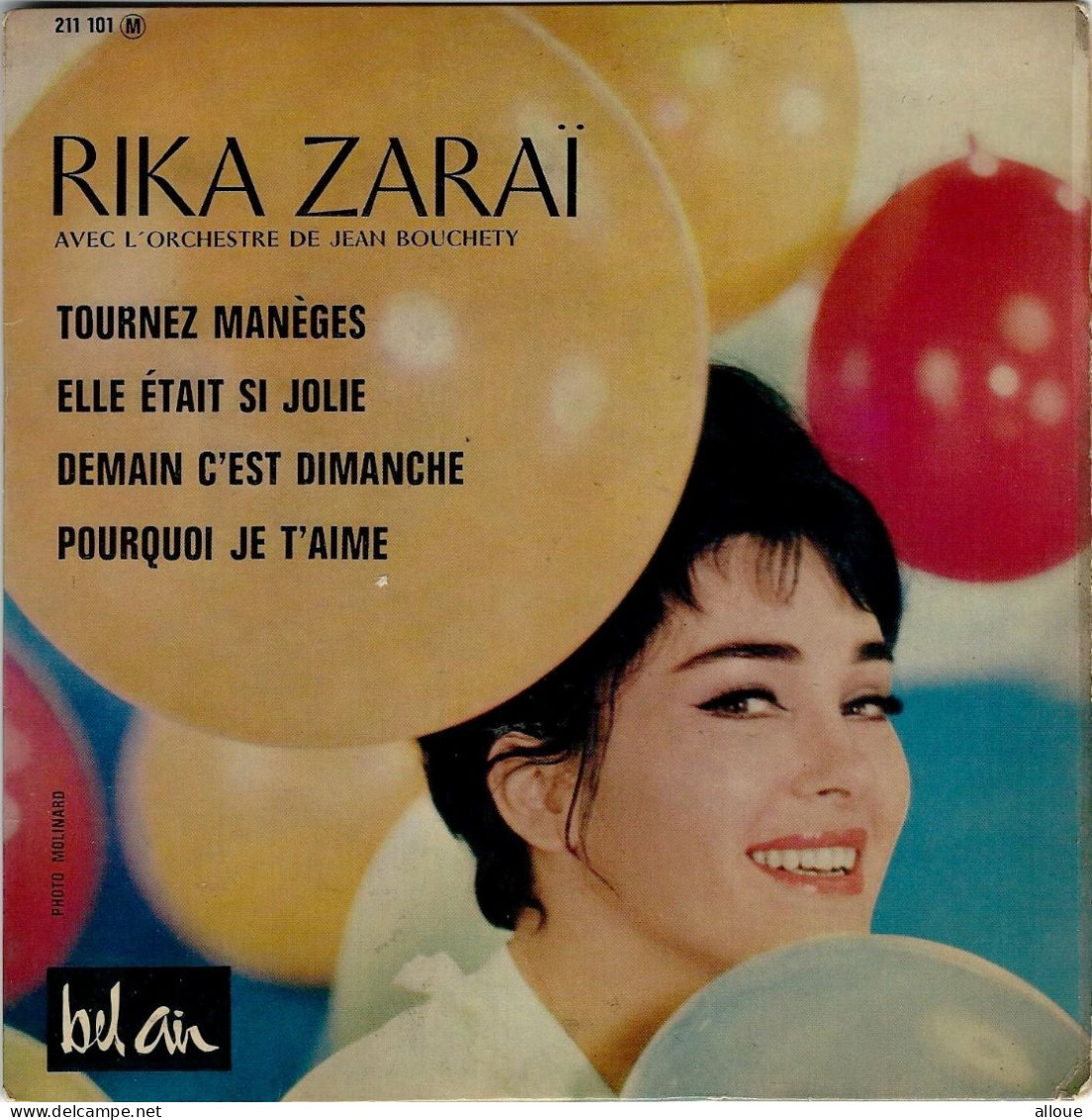 RIKA ZARAI -  FR EP - TOURNEZ MANEGES - POURQUOI JE T'AIME (JOE MEEK) + 2 - Andere - Franstalig