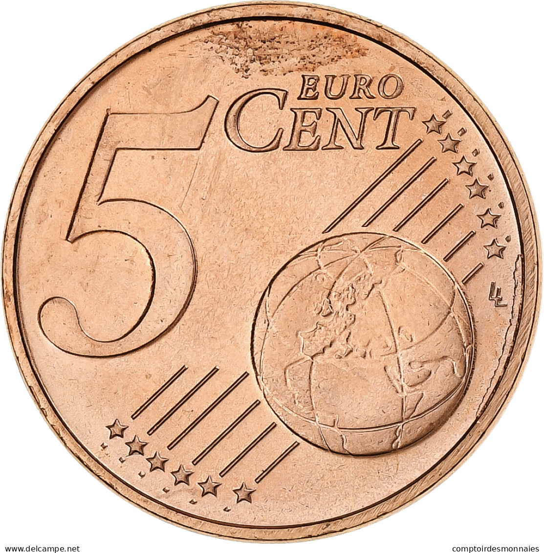 Luxembourg, Henri, 5 Euro Cent, 2003, Utrecht, SUP, Cuivre Plaqué Acier, KM:77 - Luxemburgo