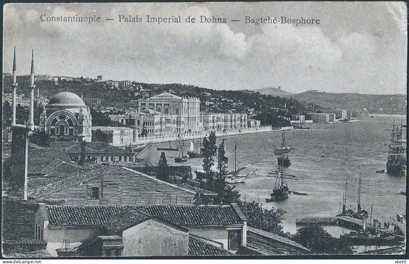 Turkey / Türkiye: Constantinople (Istanbul), Palais Imperial De Dohna -- Bagtché-Bosphore   1917 - Turquie