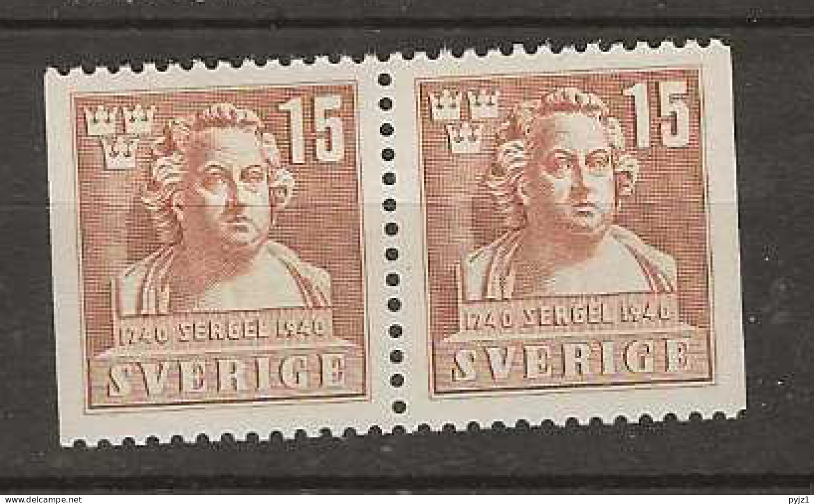 1940 MH Sweden Mi 279 DD - Unused Stamps