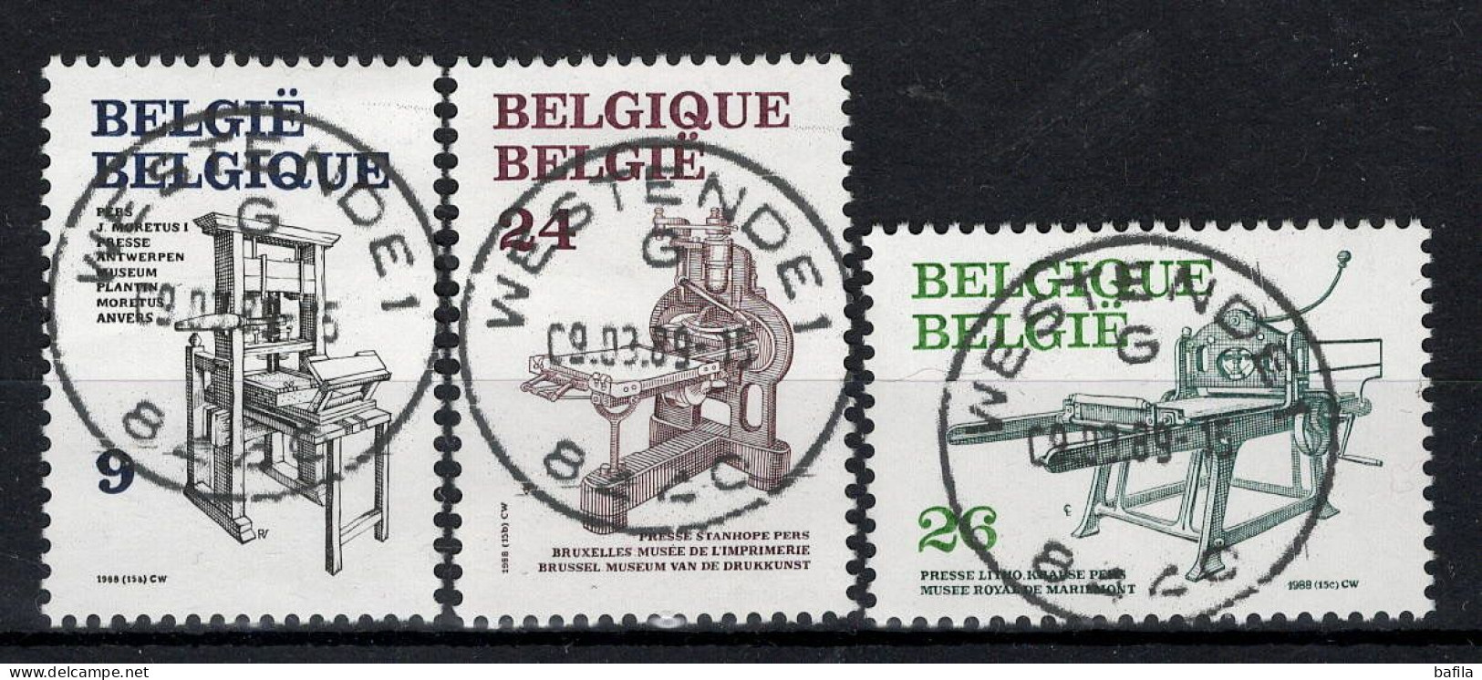 BELGIE: COB 2309/2311 GESTEMPELD. - Gebraucht