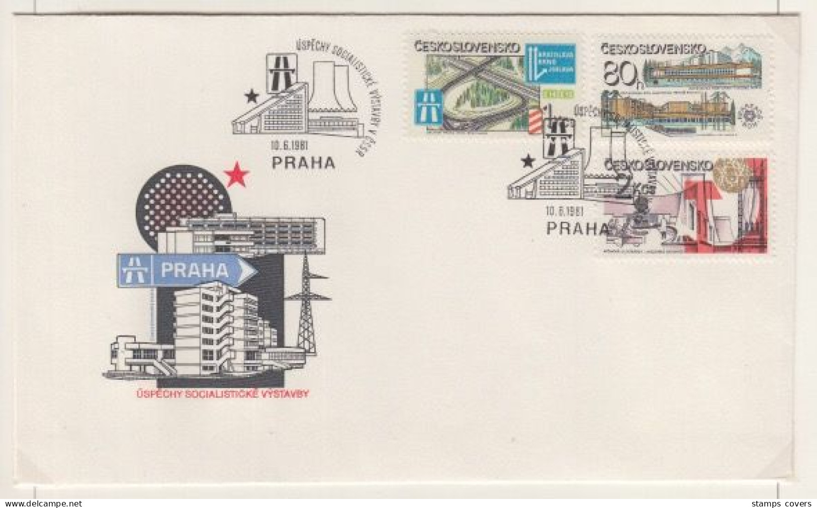 CESKOSLOVENSKO FDC MICHEL 2619/21 Industry - FDC