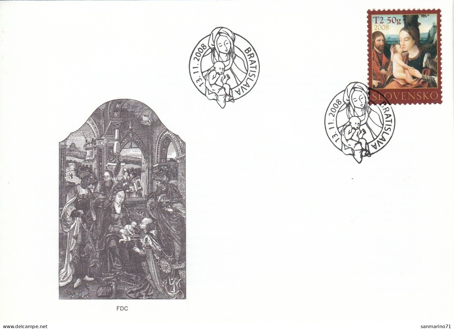 FDC SLOVAKIA 592 - FDC