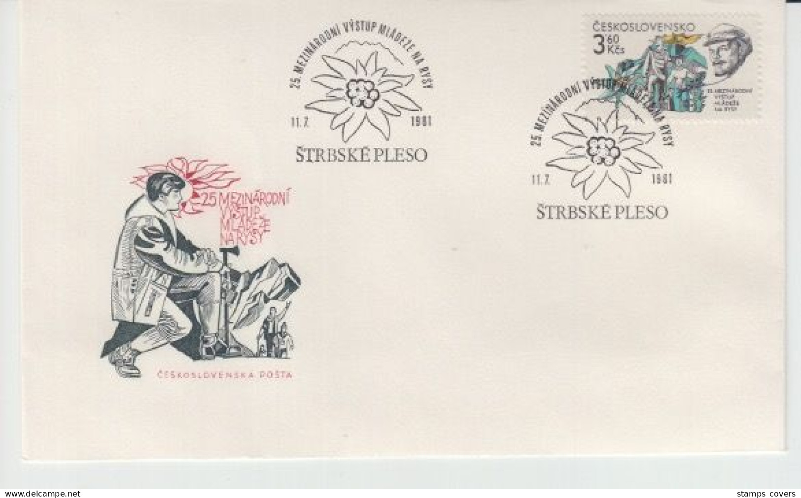 CESKOSLOVENSKO FDC MICHEL 2625/2629 Lenine - FDC