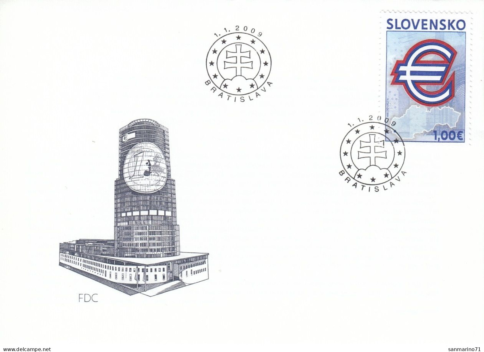 FDC SLOVAKIA 596 - FDC