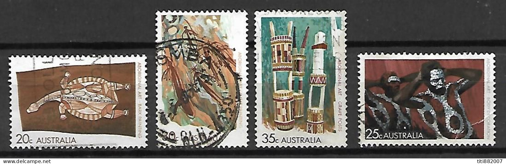 AUSTRALIE   -  1971 .  Série  4 Val.  Arts - Used Stamps