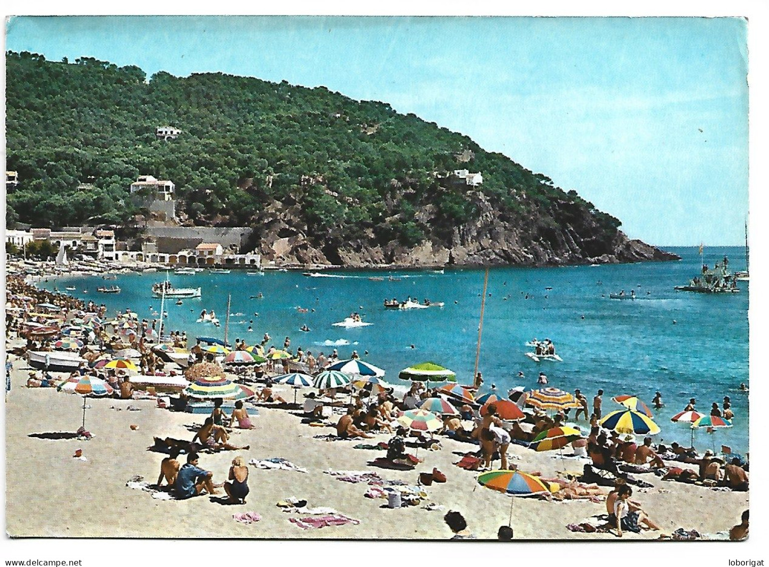 VISTA PARCIAL DE LA PLAYA / PARTIAL VIEW OF THE BEACH.- LLAFRANCH.- COSTA BRAVA.- GIRONA.- ( CATALUNYA ) - Gerona