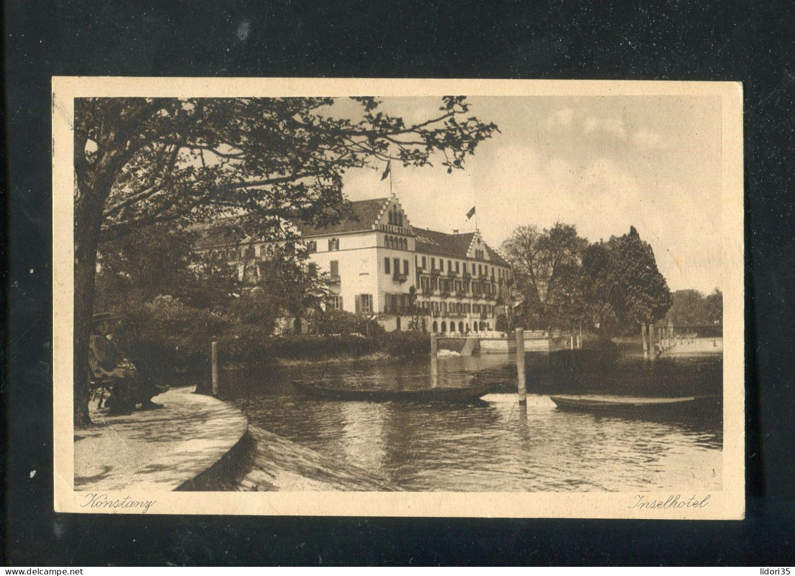 "KONSTANZ" 1927, AK "Inselhotel" (L0125) - Konstanz