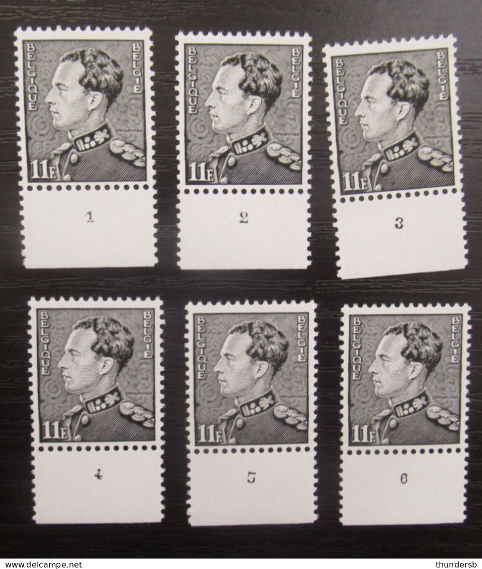 2111 'Poortman' - Postfris ** - Volledige Set Plaatnummers - 1981-1990