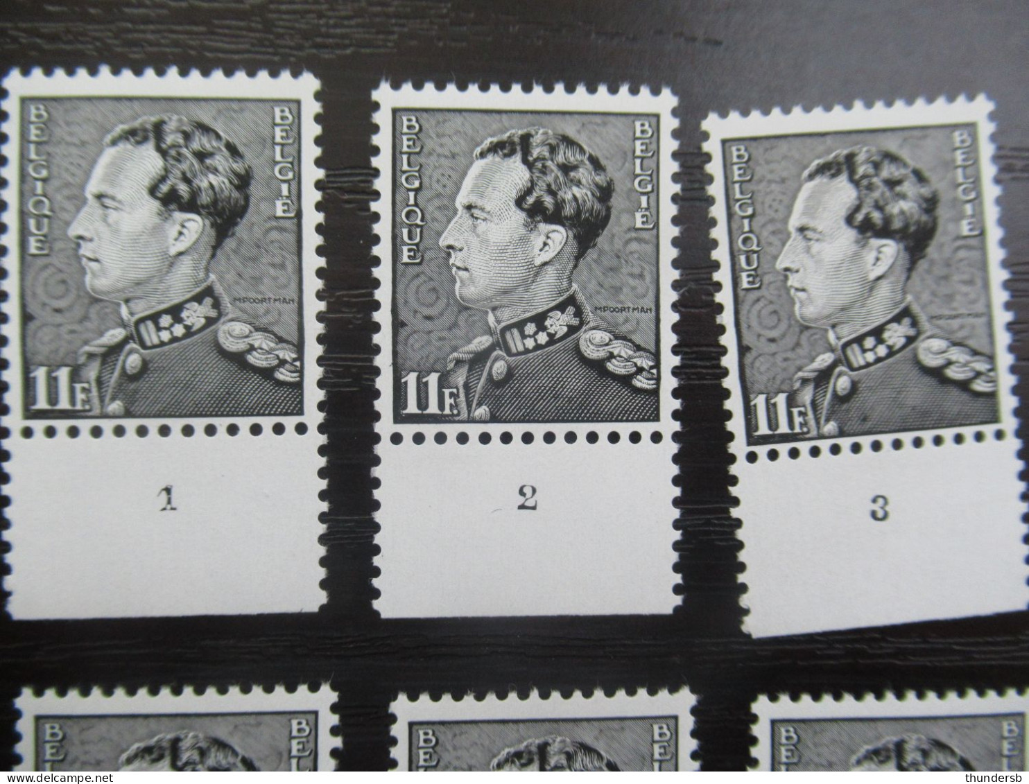 2111 'Poortman' - Postfris ** - Volledige Set Plaatnummers - 1981-1990