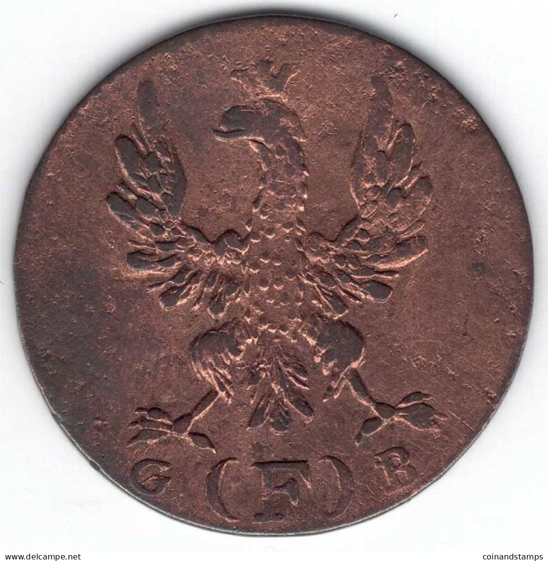 Frankfurt-Stadt I Heller 1820 G(F)B Cu. Schön 30, Ss/vz - Small Coins & Other Subdivisions