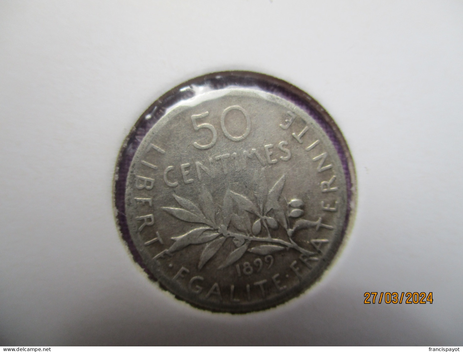 France 50 Centimes 1899 - 50 Centimes