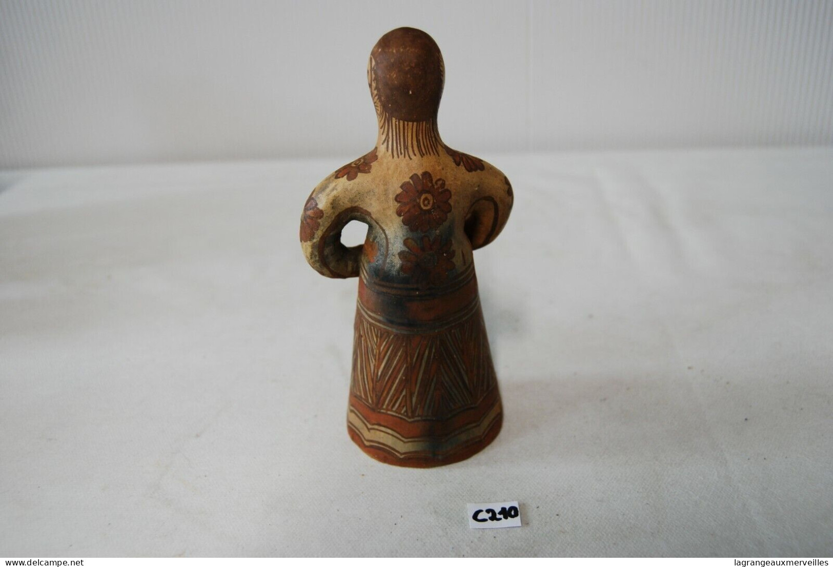 C210 Ancienne Statuette Tribal - Objet Africain - Arte Africana