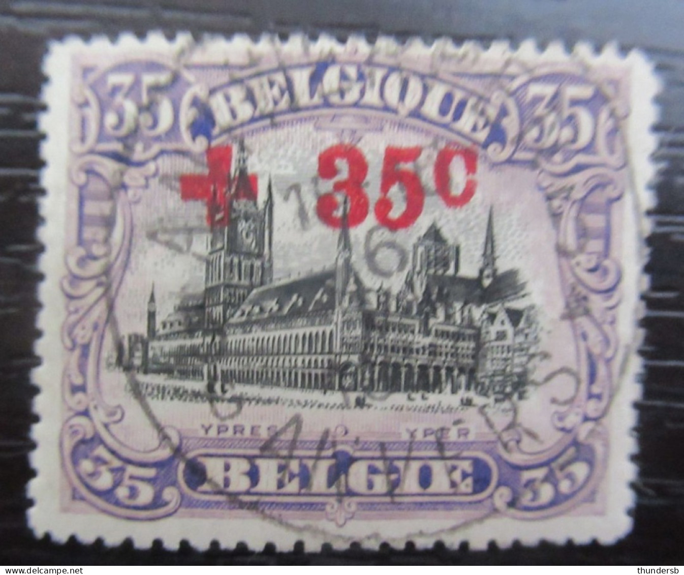 157 'Rode Kruis' - Gestempeld - Côte: 15 Euro - 1918 Rode Kruis