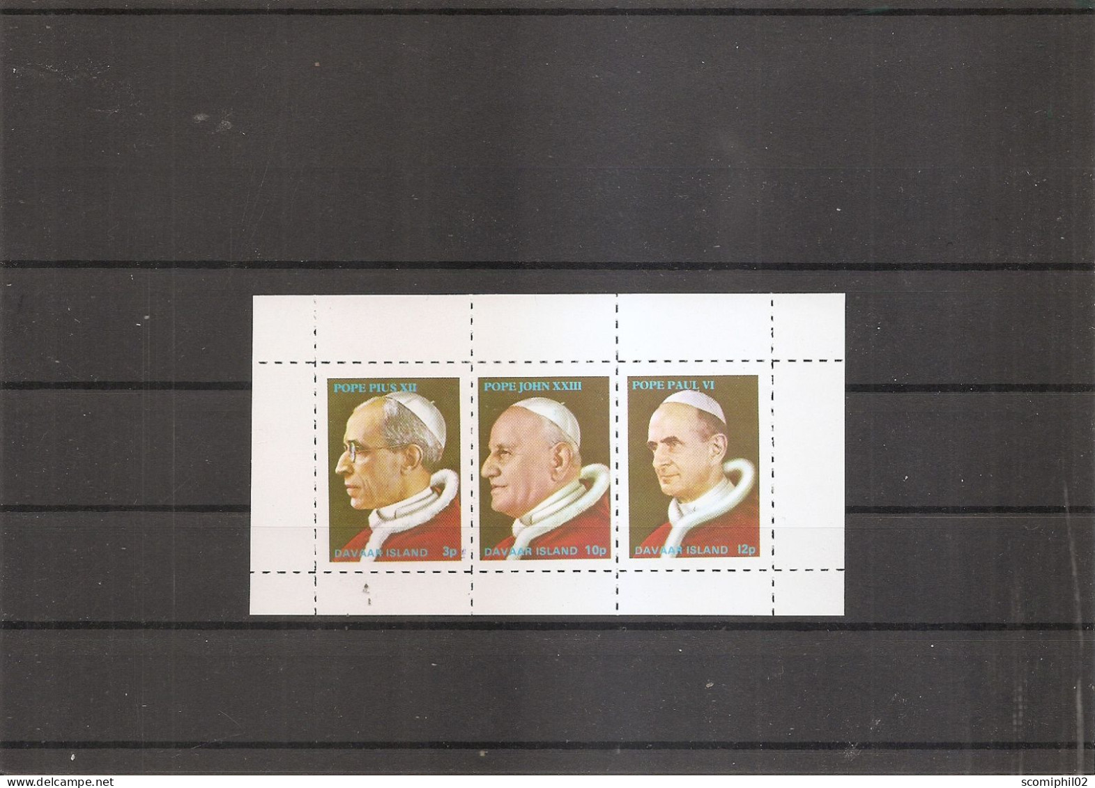 Papes ( BF Privé XXX -MNH - De Davaar Island ) - Popes