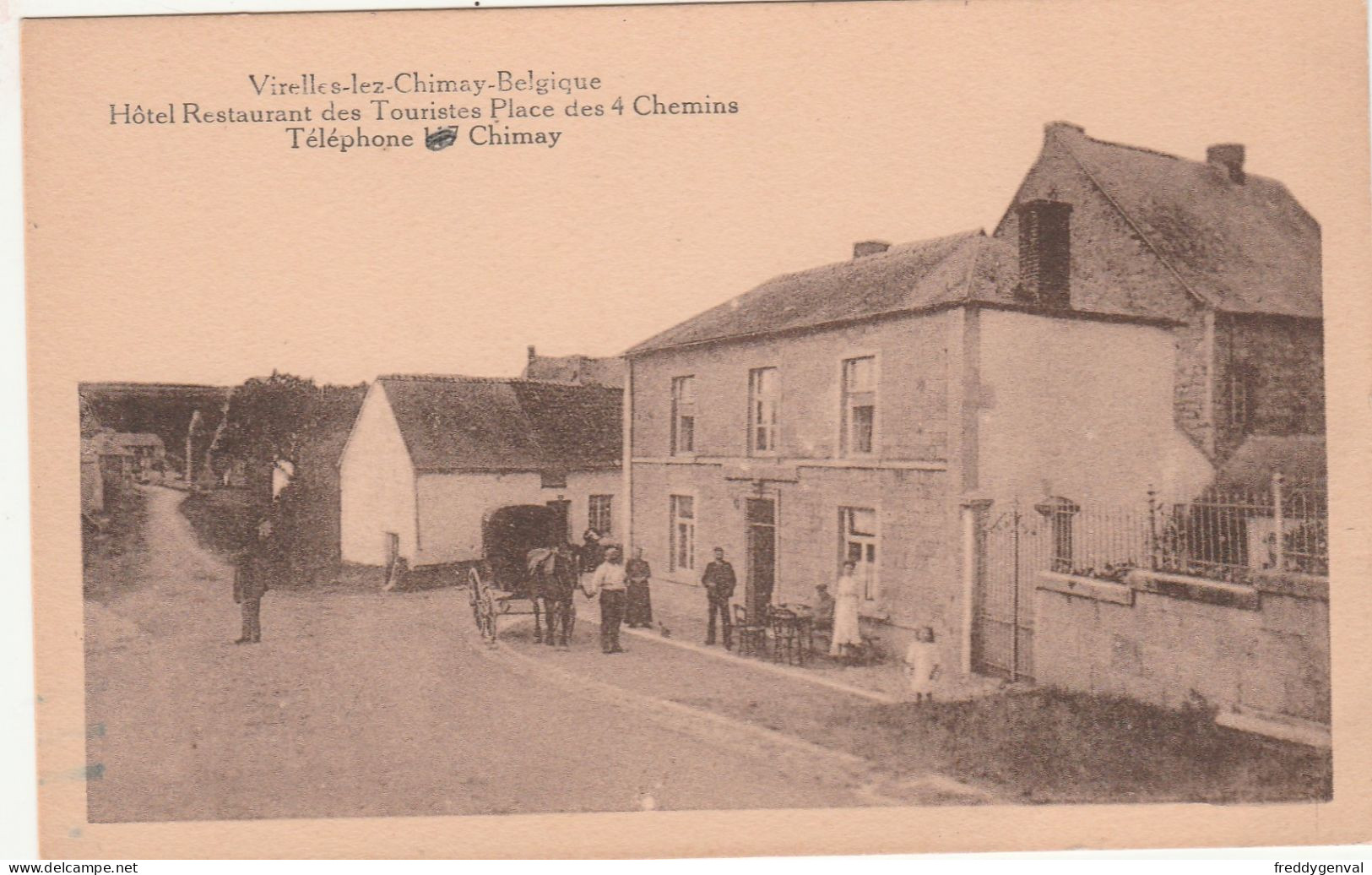 VIRELLES  HOTEL DES TOURISTES - Chimay