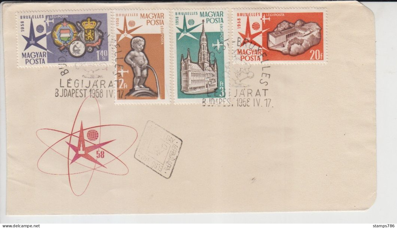 Belgium Epo 7 Covers Stamps (good Cover 4) - Briefe U. Dokumente