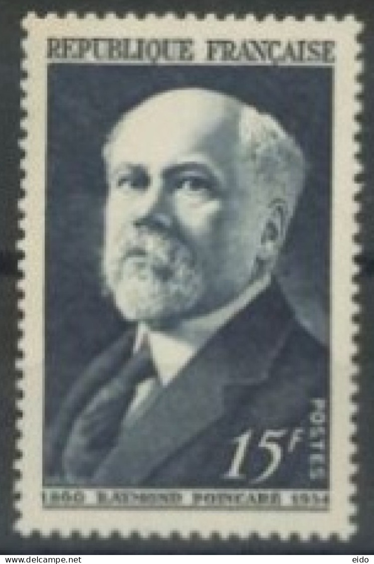 FRANCE -1950 - RAYMOND POINCARE STAMP # 864, UMM (**). - Ungebraucht