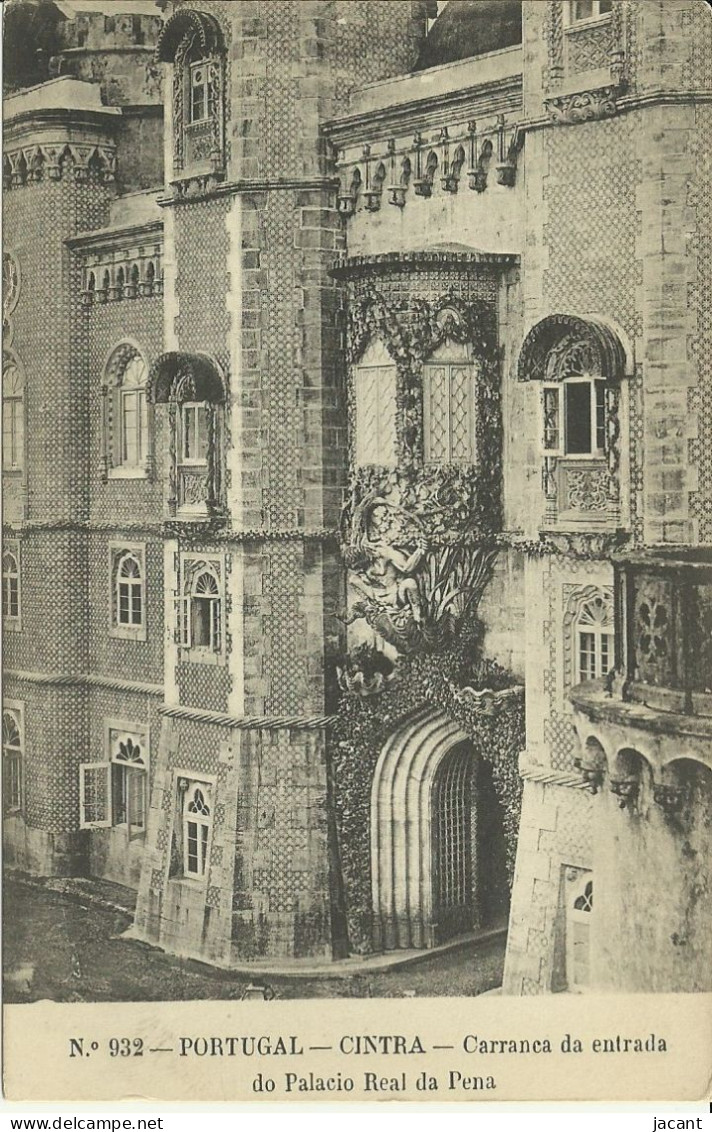 Portugal - Sintra - Cintra - Carranca Da Entrada Do Palacio Real Da Pena - 2 Scans - Lisboa