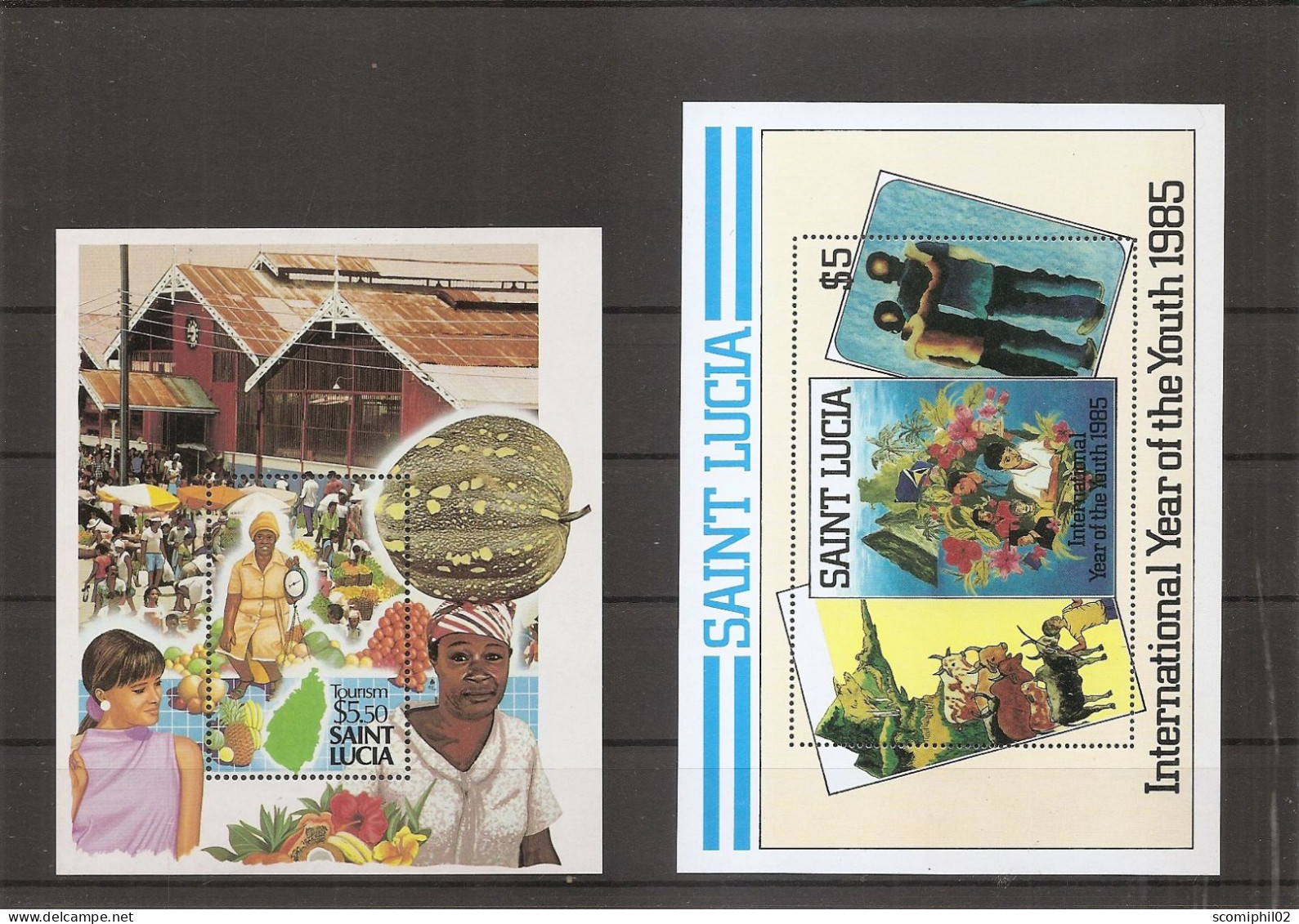 Sainte -Lucie ( BF 40 Et 53 XXX -MNH ) - St.Lucia (1979-...)