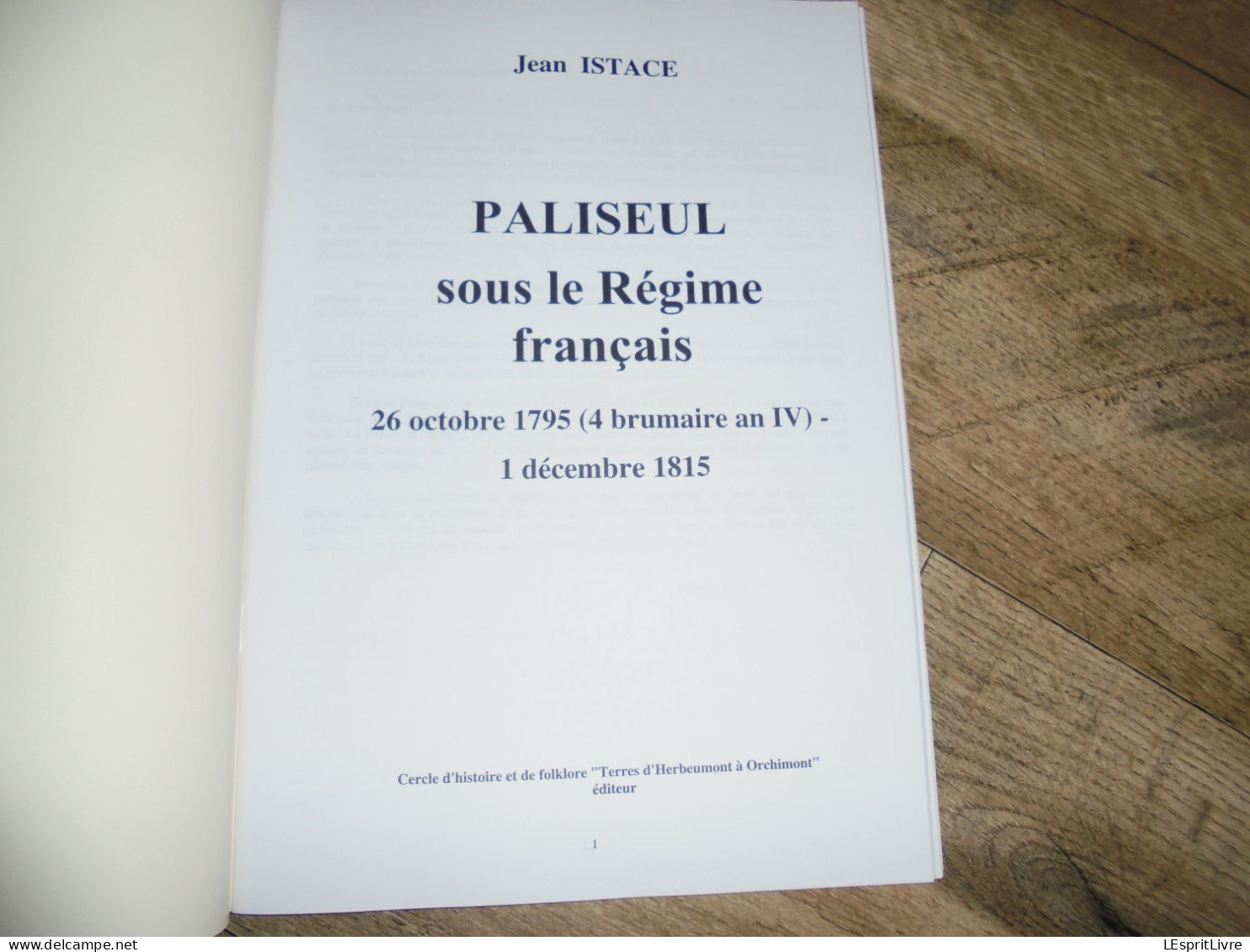 PALISEUL Sous Le Régime Français 1795 1815 Régionalisme Carlsbourg Histoire Médaille Sainte Hélène 1 Empire Conscription - Belgique