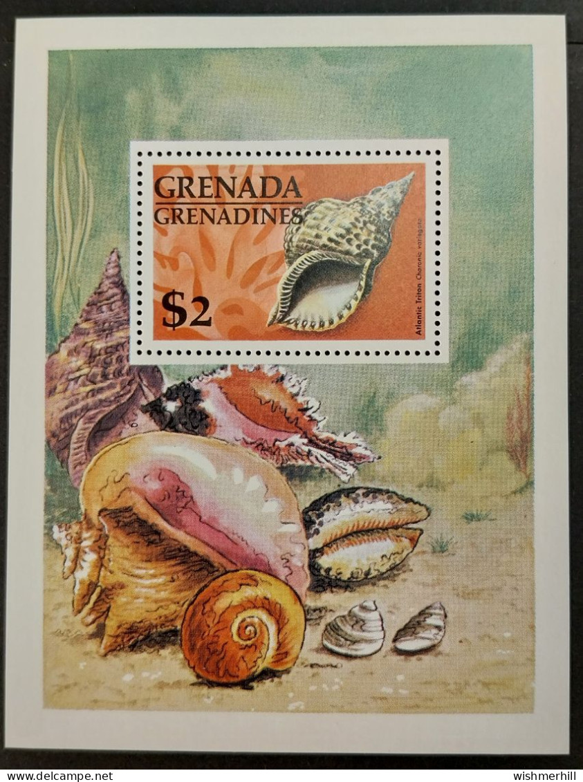 Coquillages Shells // Bloc Neuve ** MNH ; Grenade Grenadines BF 16 (1975) Cote 4 € - Coquillages