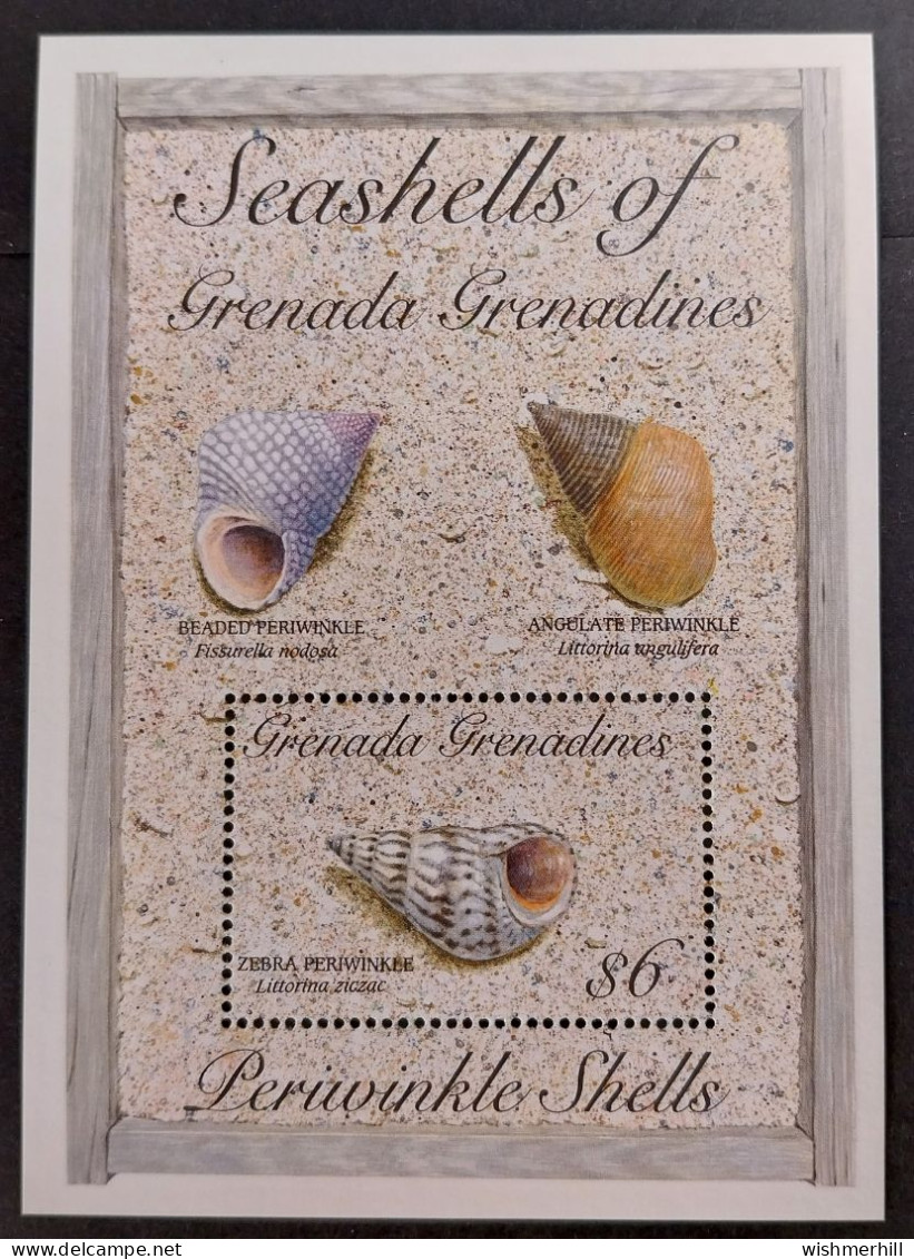 Coquillages Shells // Bloc Neuve ** MNH ; Grenade Grenadines BF 283 (1993) Cote 9 € - Conchas
