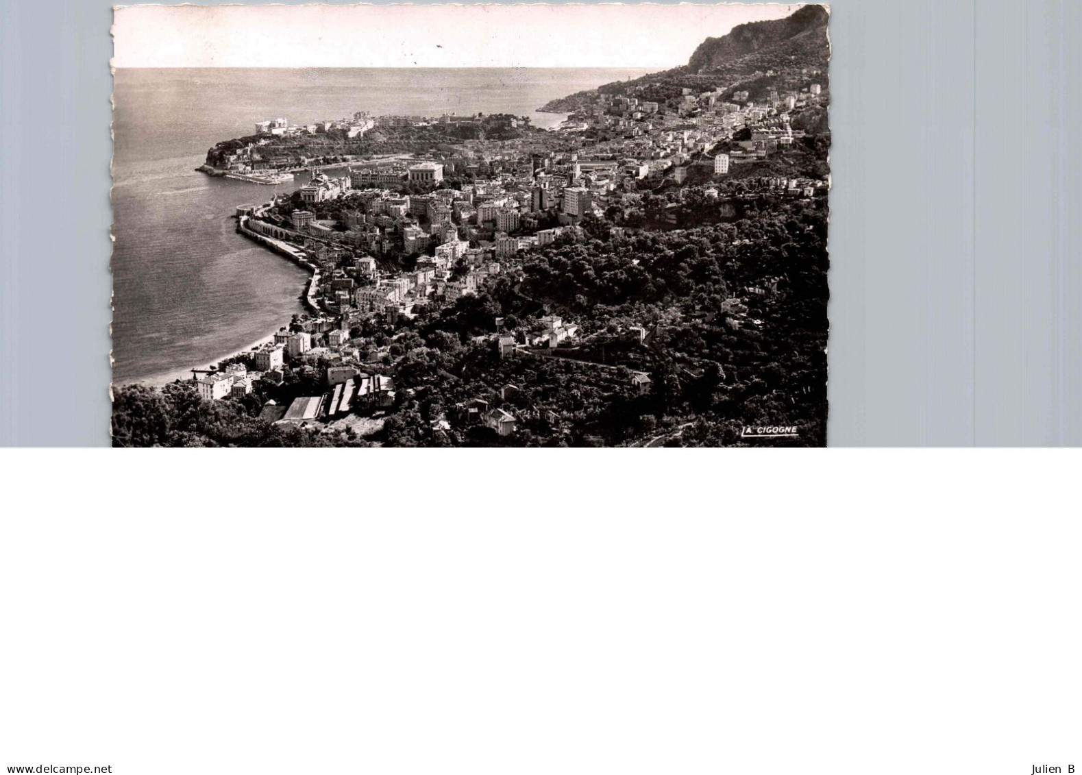 Monaco, Vue Générale Prise De Roquebrune, 8 Décembre 1952 - Multi-vues, Vues Panoramiques