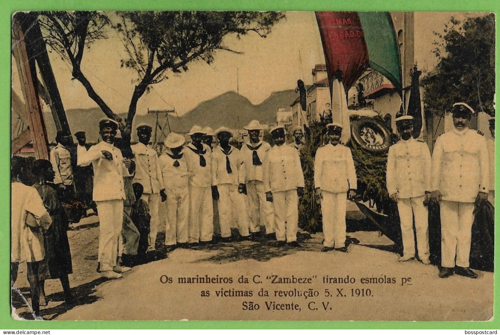 Cabo Verde - Marinheiros Do Zambeze - Militar - República Portuguesa - Portugal (danificado) - Cap Verde