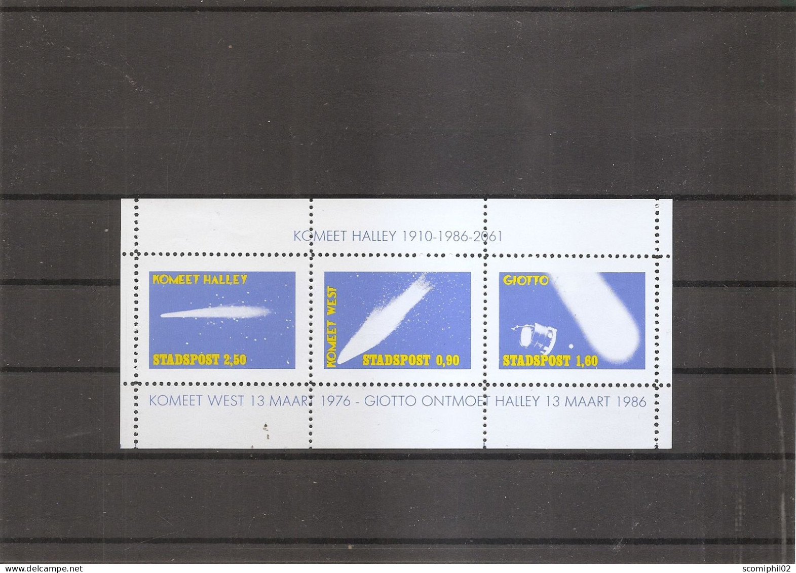 Espace - Comète De Halley ( BF Privé XXX-MNH - De Poste Locale Des Pays-Bas De 1986 ) ) - Europa