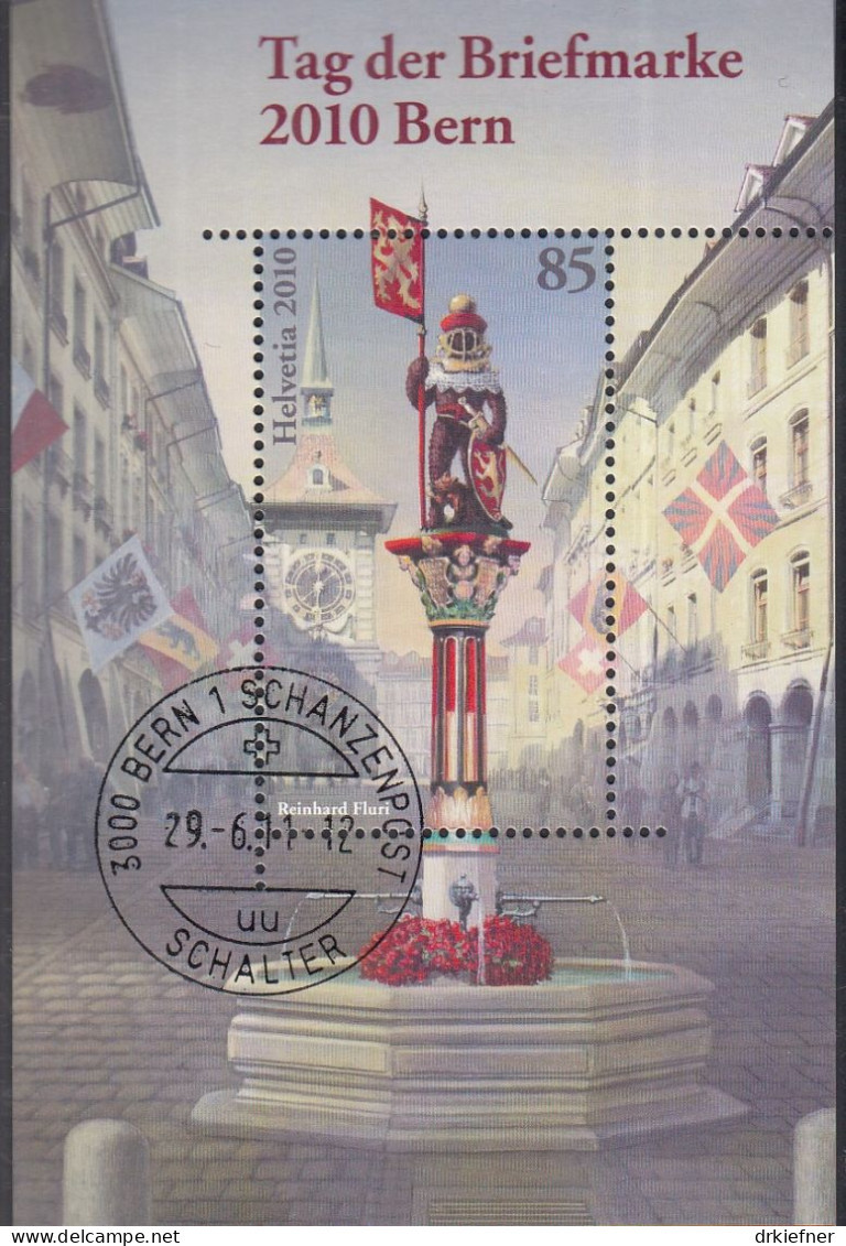 SCHWEIZ  Block 46, Gestempelt, Tag Der Briefmarke Bern 2010 - Blokken