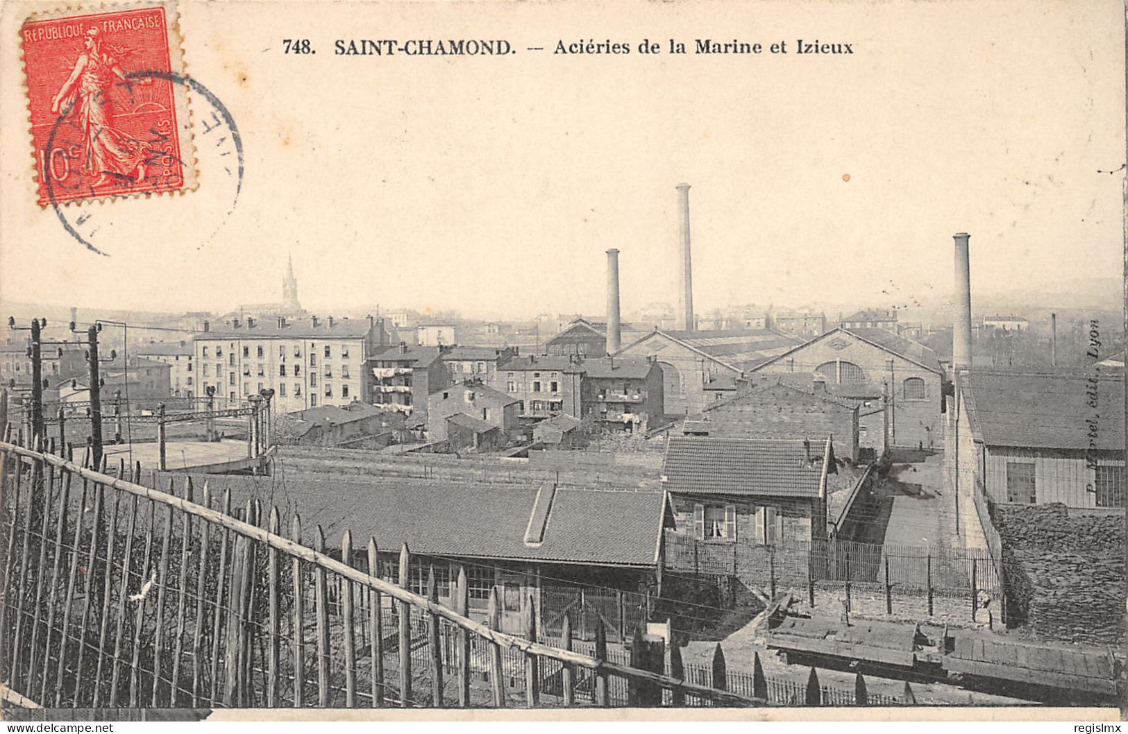 42-SAINT CHAMOND-ACIERIES DE LA MARINE-N°T335-A/0245 - Saint Chamond