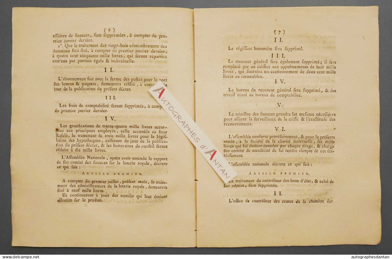 ● LOI 1791 Relative à La Dépense Publique - 20p - Aubert Du Bayet - Cuchet Grenoble Imprimeur - Cf 5 Photos - Gesetze & Erlasse