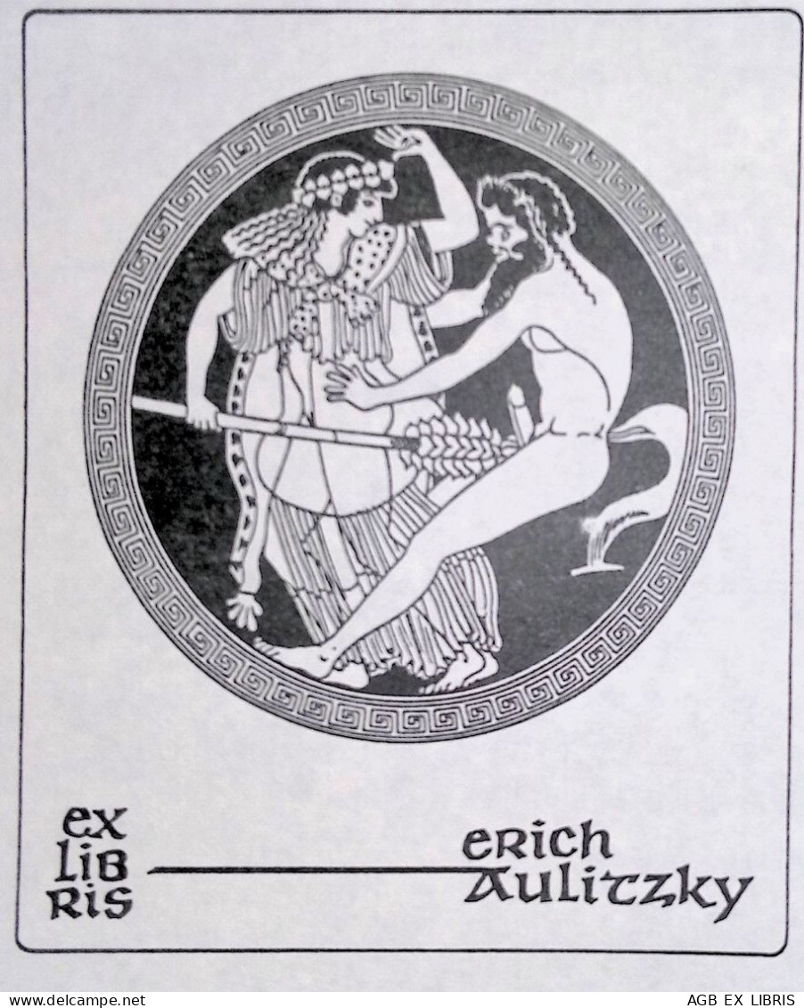 EX LIBRIS ERICH AULITZKY Per IPSE L27bis-F02 EXLIBRIS Opus 23 EROTICO - Ex Libris