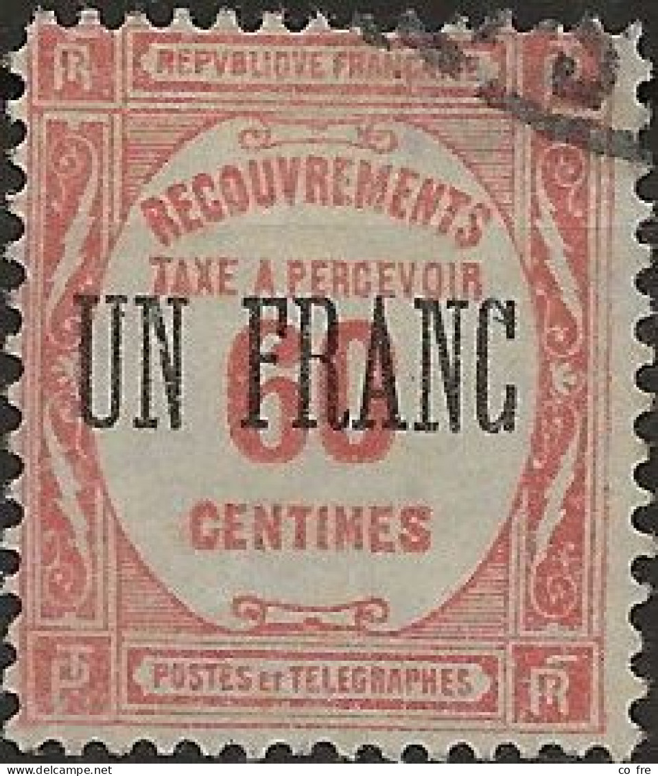 France, Timbre Taxe N°63 (ref.2) - 1859-1959 Oblitérés