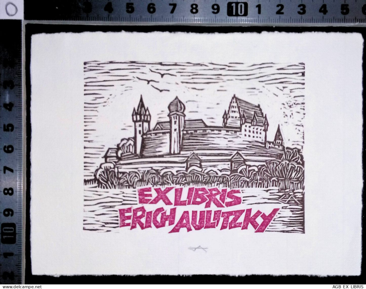 EX LIBRIS ERICH AULITZKY Per IPSE L27bis-F02 EXLIBRIS Opus 131 - Ex Libris